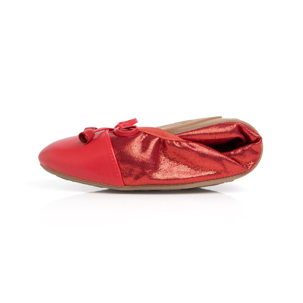Ruby Red Ballet Flats