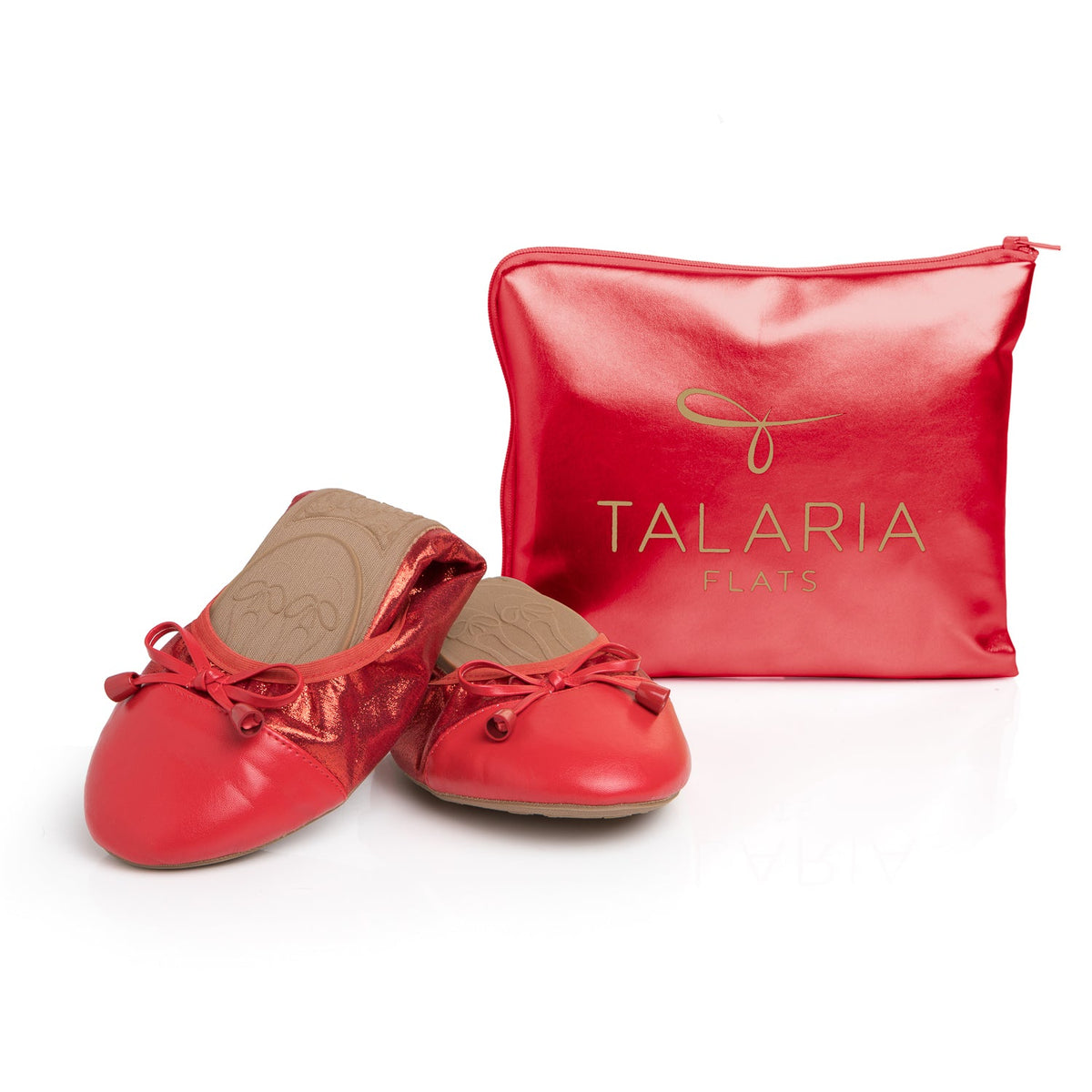 Ruby Red Ballet Flats