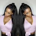 40 Inch Bone Straight Human Hair Wig 13x4 13x6 HD Transparent Lace Wigs Brazilian Full Lace Frontal Wig For Women 250% Density