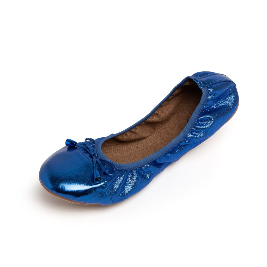 Cobalt Blue Ballet Flats