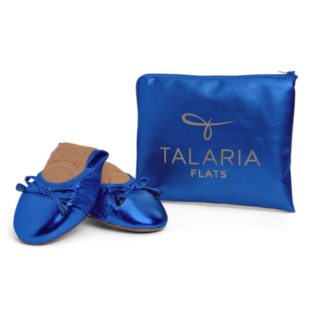 Cobalt Blue Ballet Flats