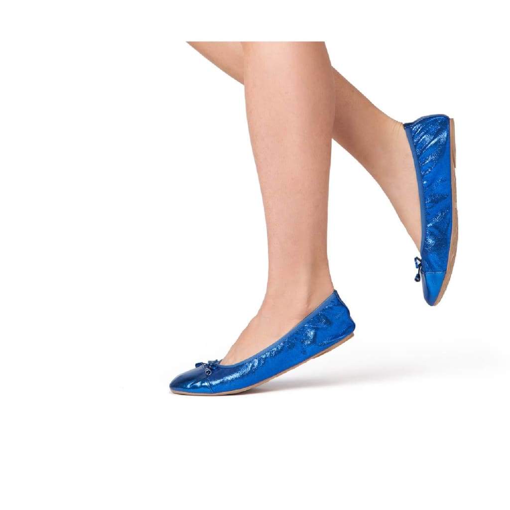 Cobalt Blue Ballet Flats