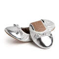 Silver Shimmer Ballet Flats